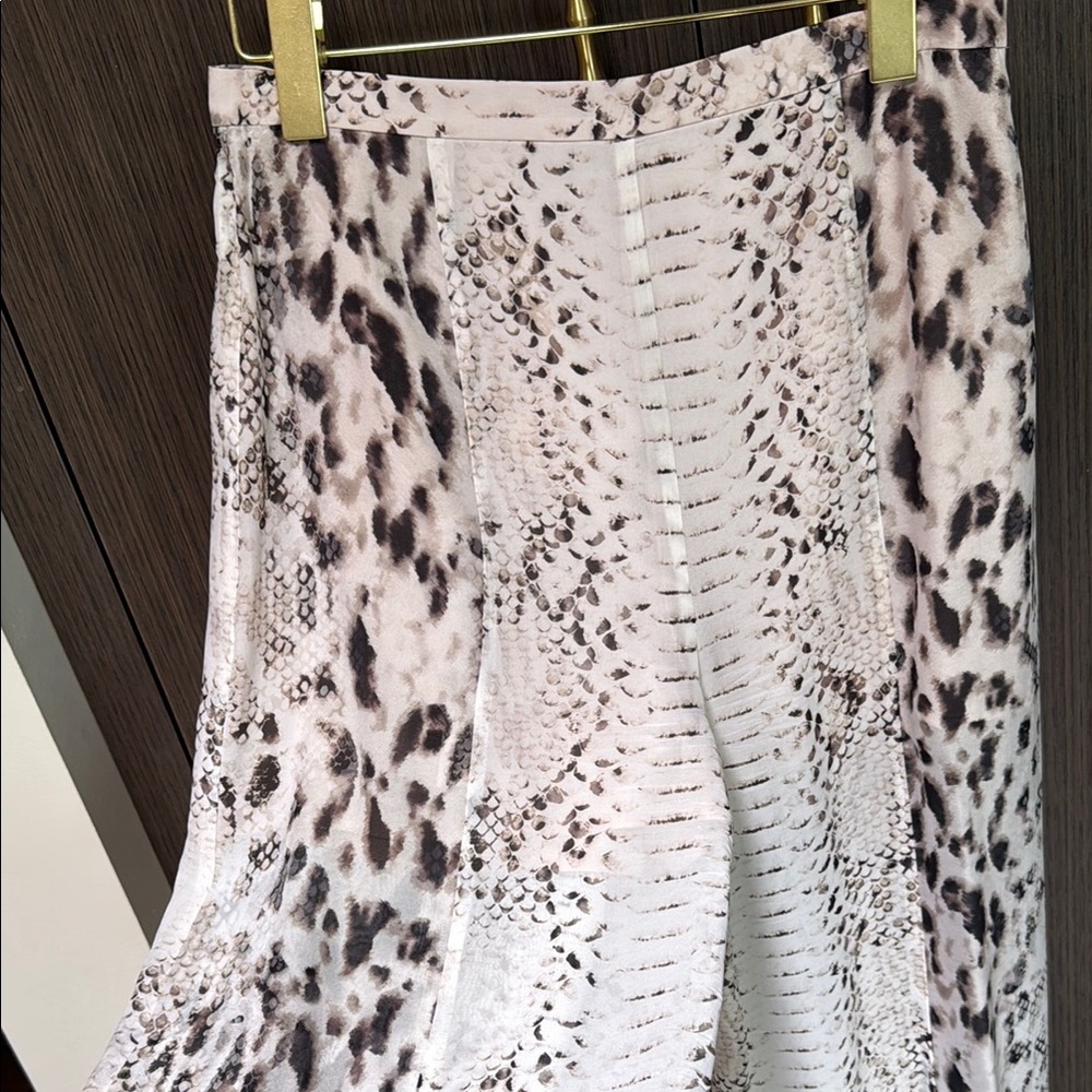 Haute Hippie Cream and Brown Wide Leg Pants - Picture 10 of 17